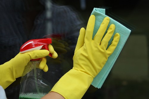 Professional carpet cleaners servicing a modern Isle of Dogs home