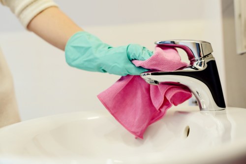 Discussion of a carpet cleaning concern and resolution steps