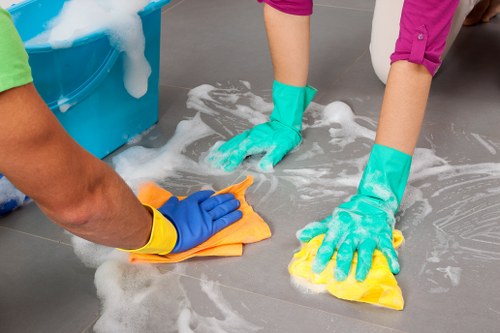 Curtain cleaning service in a modern Isle Of Dogs home