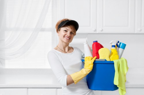 Professional upholstery cleaning in an Isle Of Dogs living room