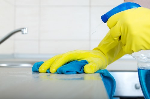 Local carpet cleaning equipment used in Isle Of Dogs workplace